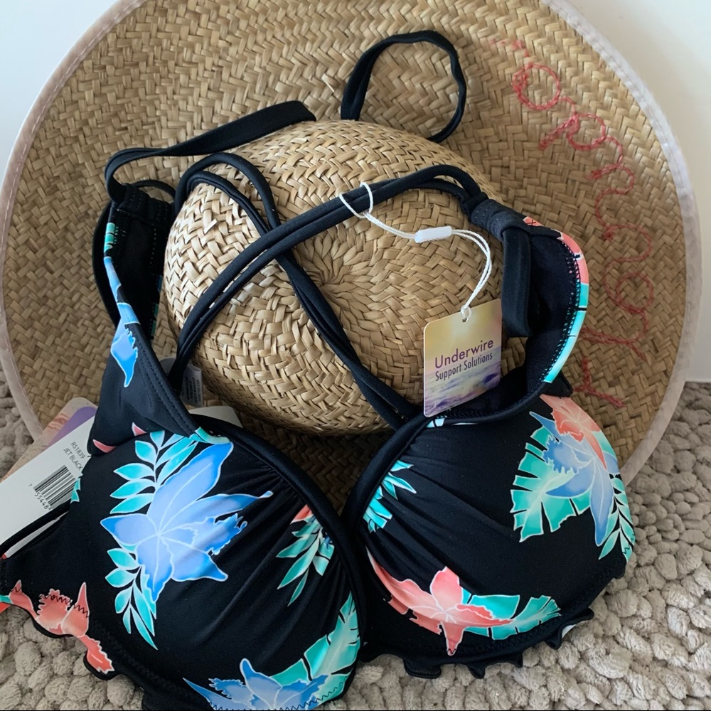 Coco rave multi strap push up bra  bikini top